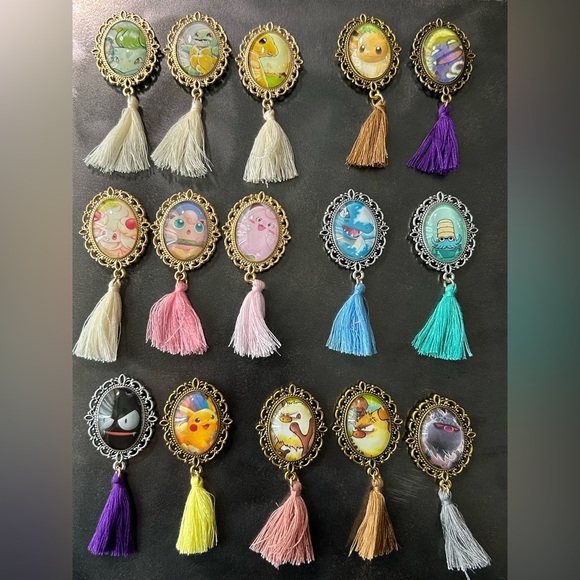 Repurposed Pokemon Card Magnets - Picture 1 of 5